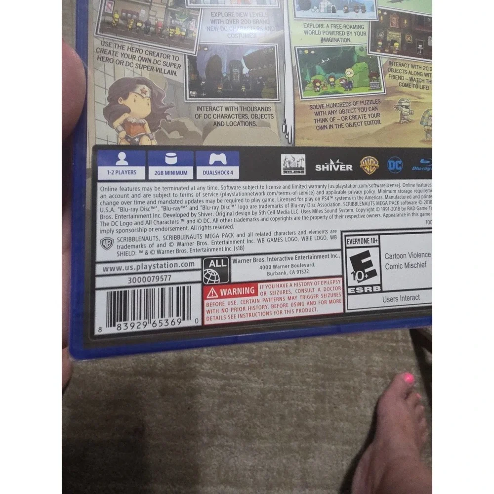 Scribblenauts Mega Pack - Sony PlayStation 4 (PS4 SEALED)